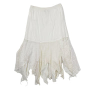 White Floaty Layered Fairy Skirt (L)