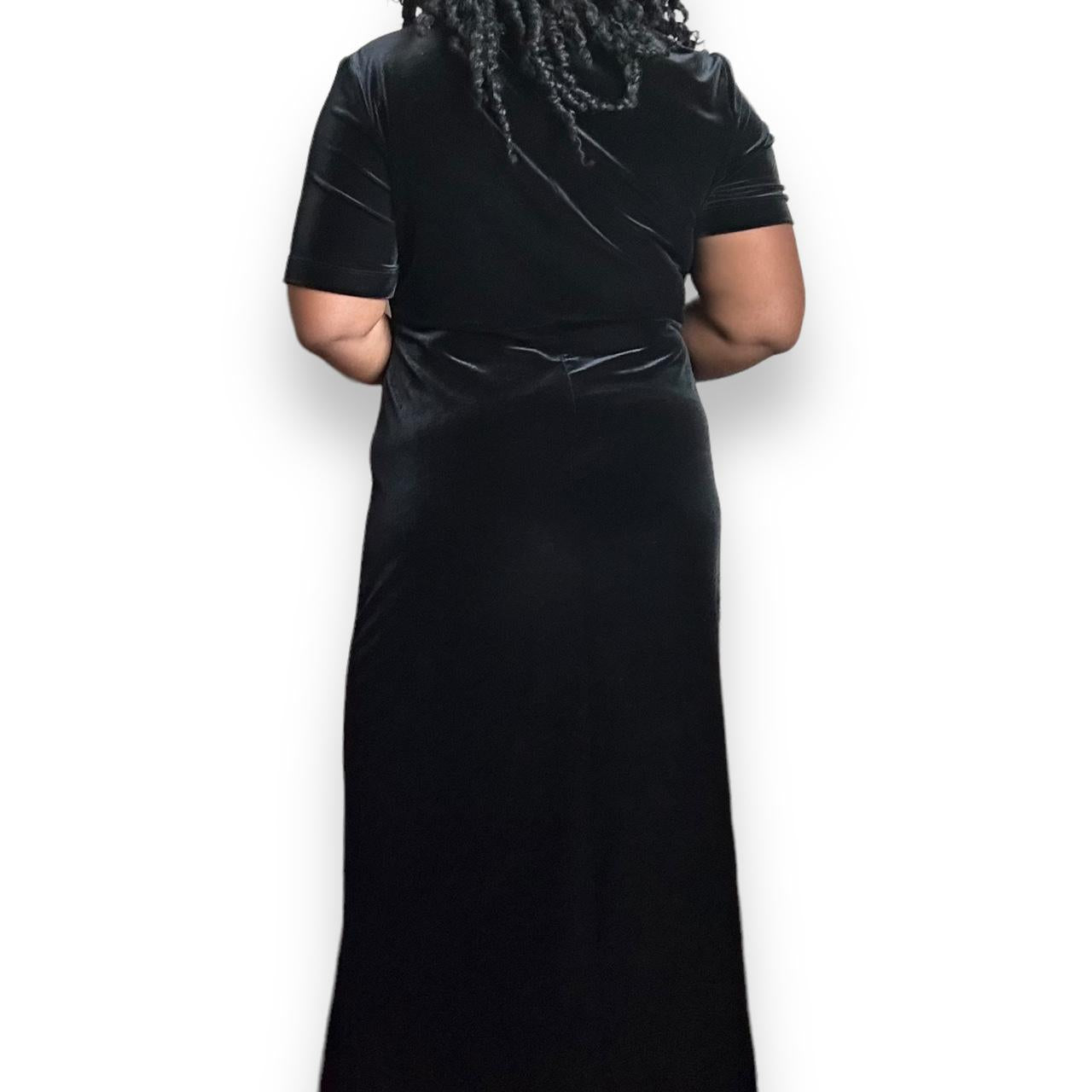 VTG Velvet Butterfly Dress (L/XL)