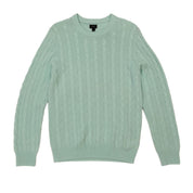 Mint Cashmere Cable Knit Sweater (S)