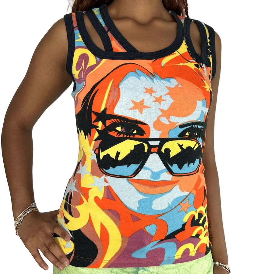 Hayes Pop Art Tank Top (S/M)