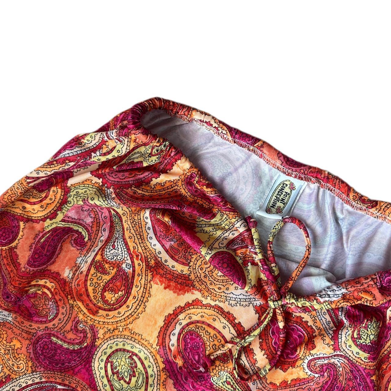 VTG Paisley Pattern Mini Skirt (S)