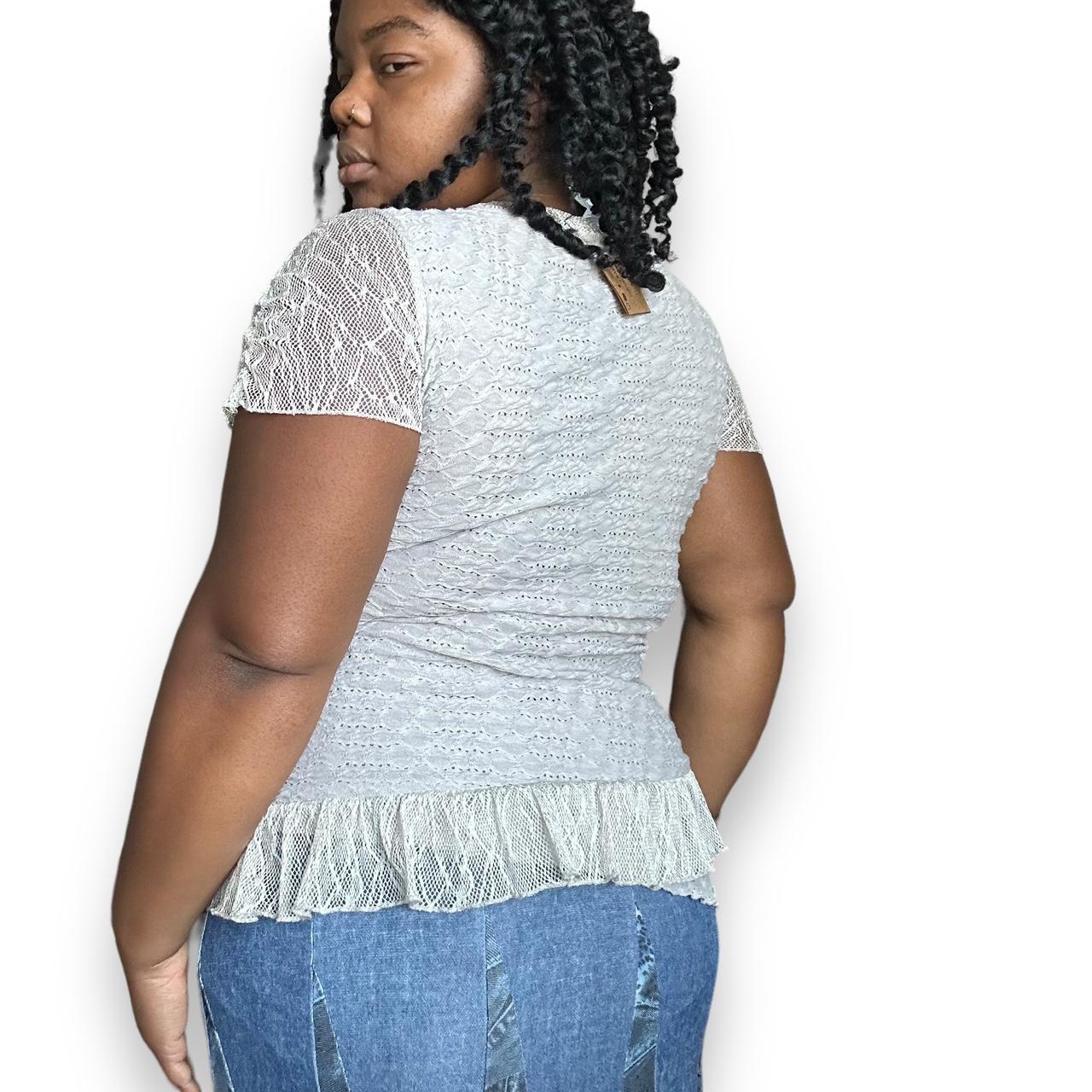 VTG Boho Pointelle Top (M)