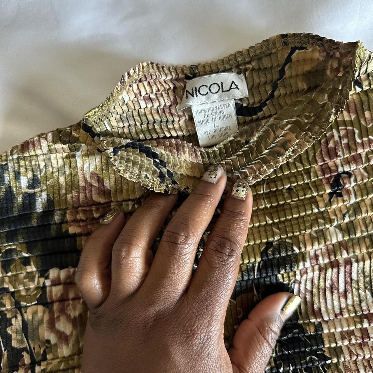 VTG Satin Patterned Tank (L/XL)