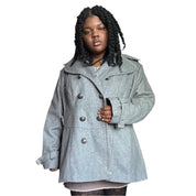 2000s Miss Sixty Plus Size Peacoat Grey (3X)