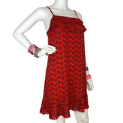 Blumarine Red Butterfly Dress (S)