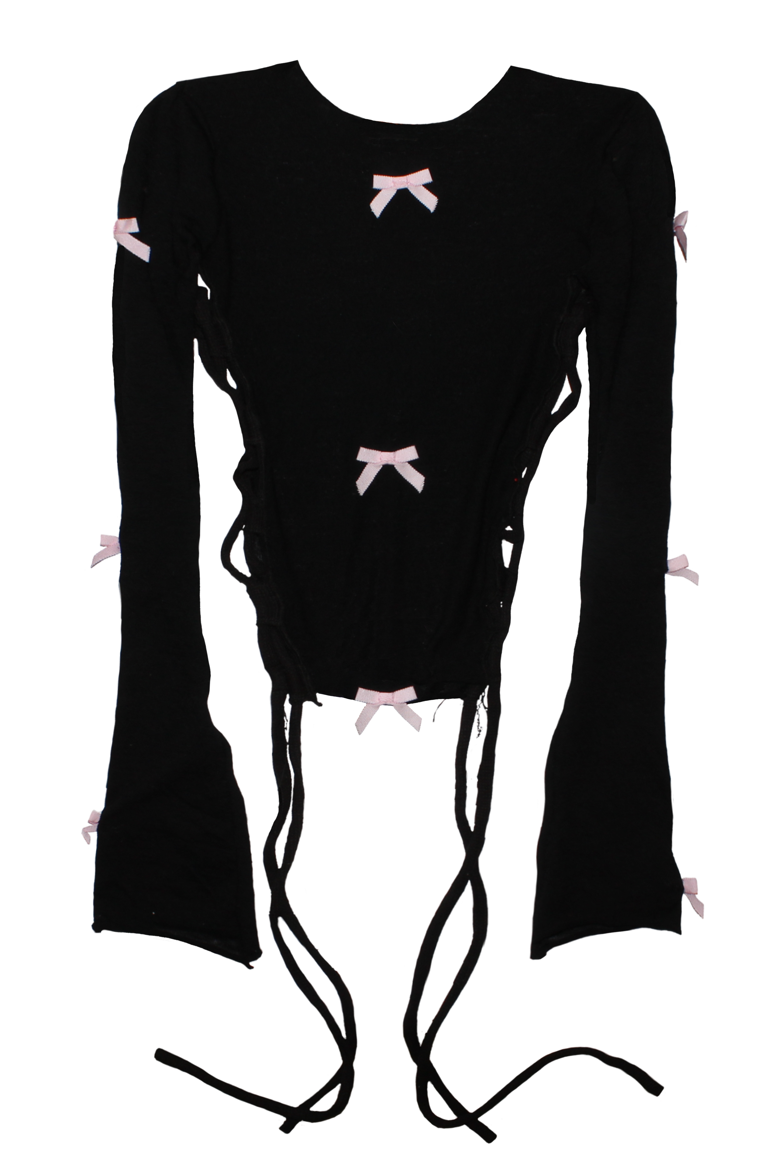 ₊ ⊹₍ᐢᐢ₎ ᰔ blk pink longsleeve 🎀