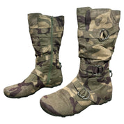 Strappy Camo Boots