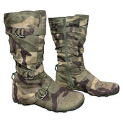 Strappy Camo Boots