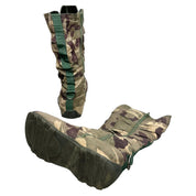 Strappy Camo Boots