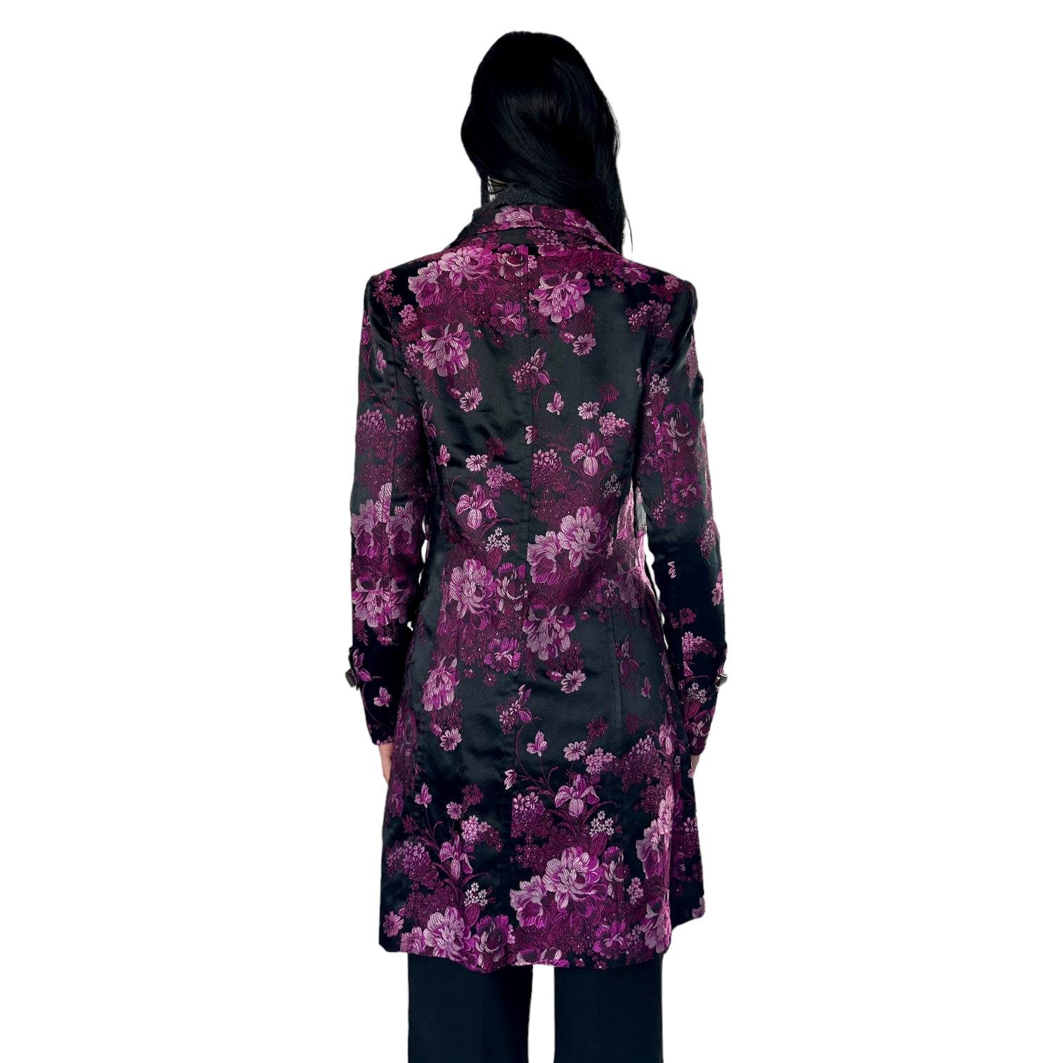 Italian Brocade Floral Jacket (M)