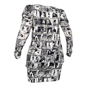 Miss Sixty Polaroid Shirt Dress (S)