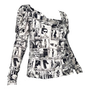 Miss Sixty Polaroid Shirt Dress (S)