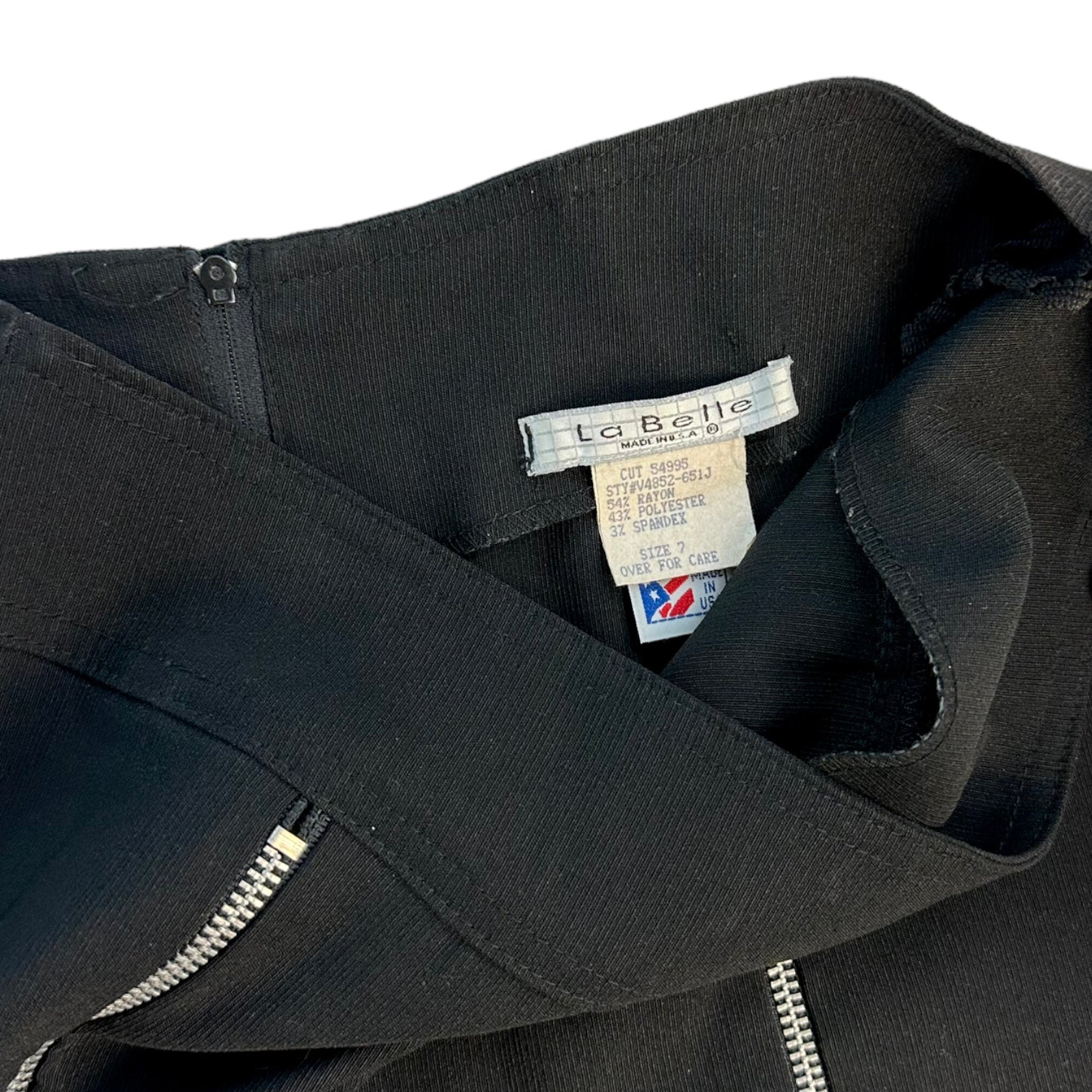 90s Double Zip Miniskirt (M)
