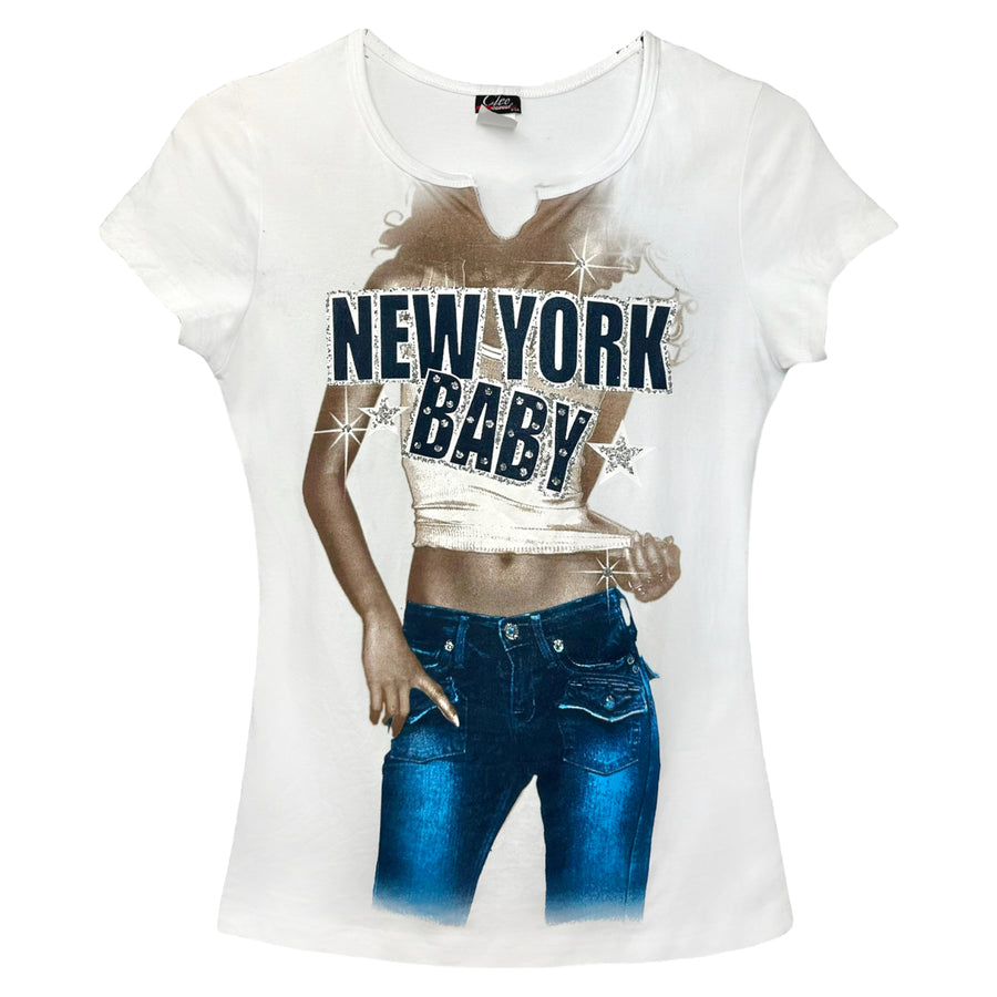 Y2K New York Baby Tee