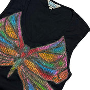 Y2K Butterfly Tank Top (S)