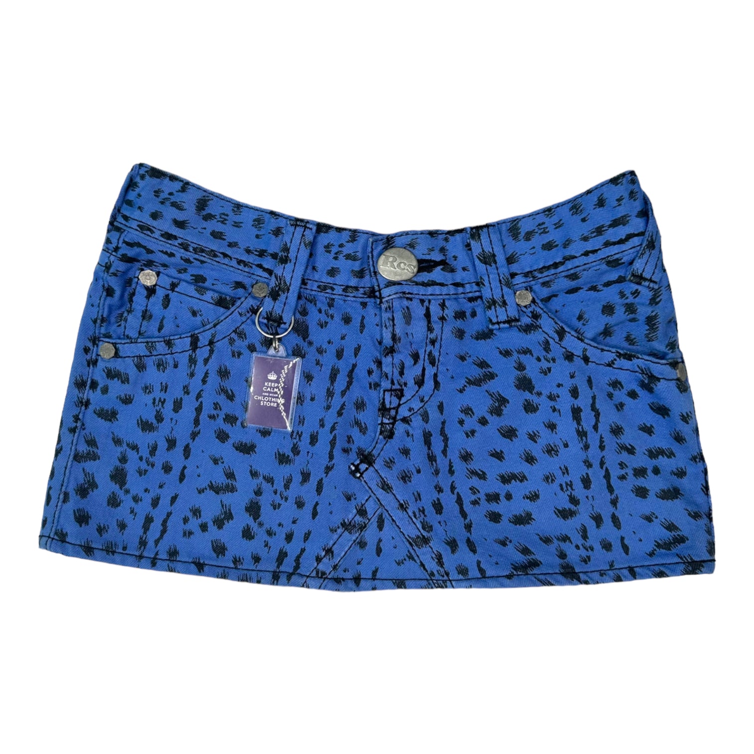 Rodeo Crowns Leopard Miniskirt [XS]