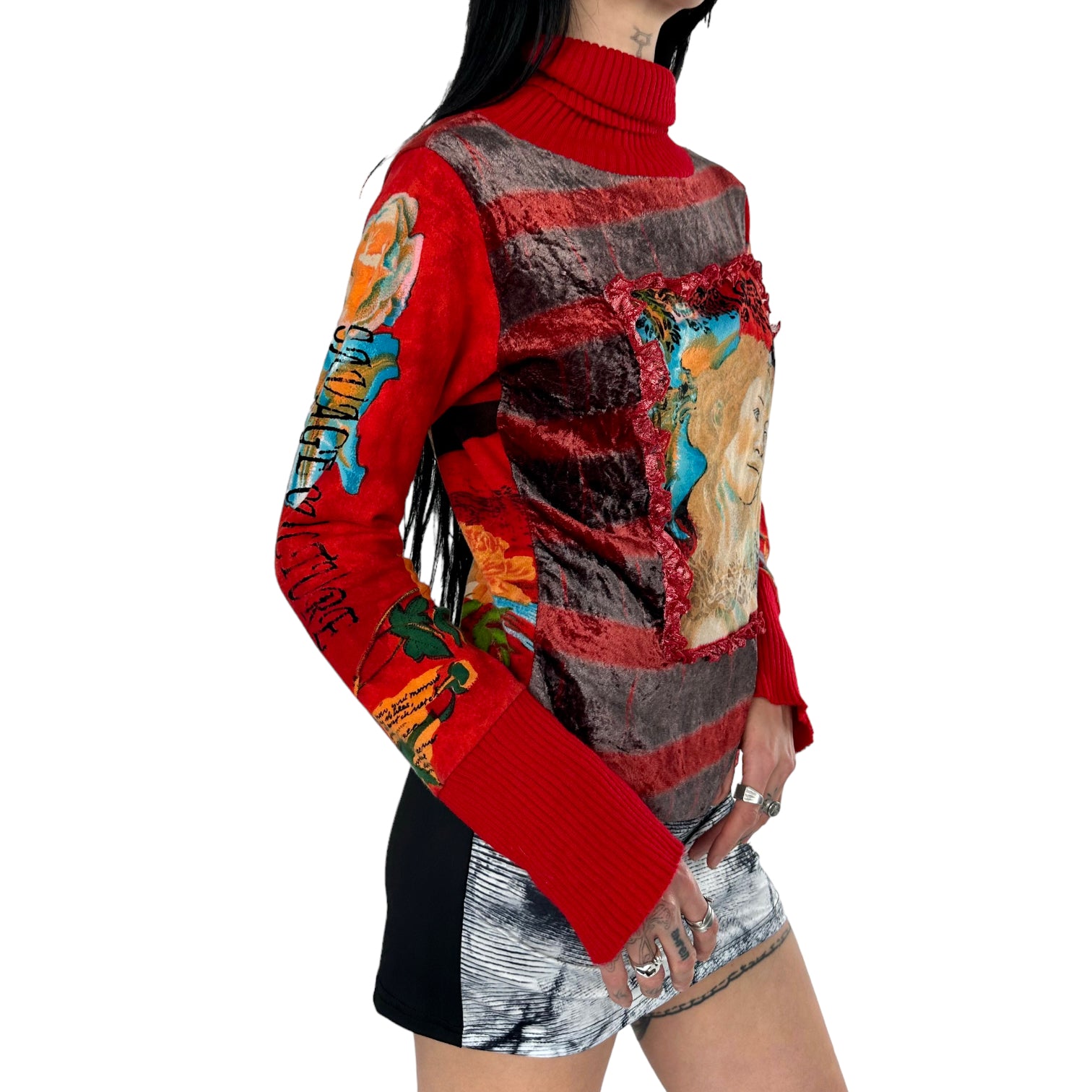Angelic Velvet Turtleneck Longsleeve (M)