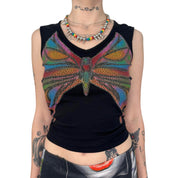 Y2K Butterfly Tank Top (S)