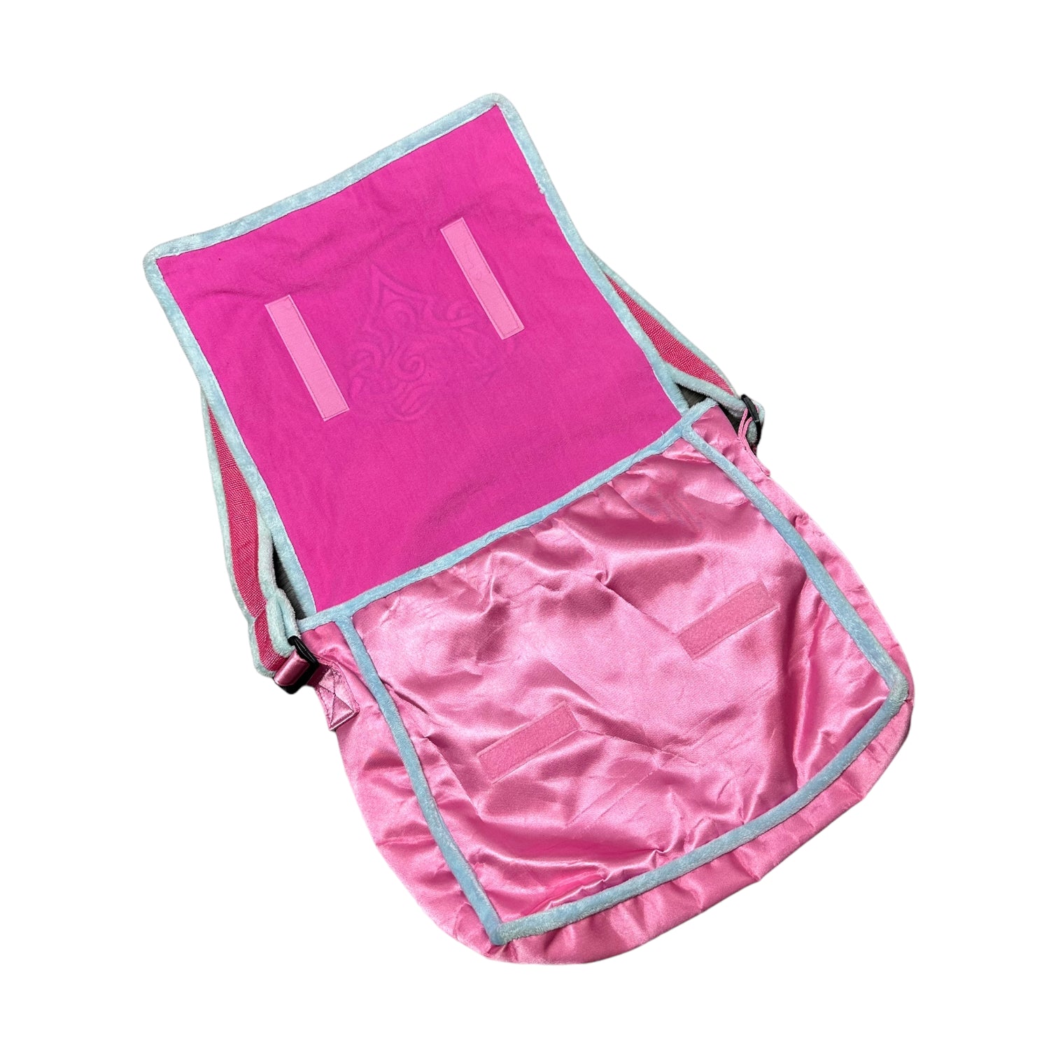 Y2K Tribal Satin Crossbody Bag