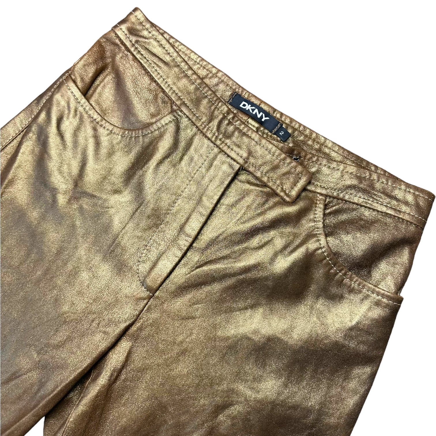 DKNY Leather Pants (S)
