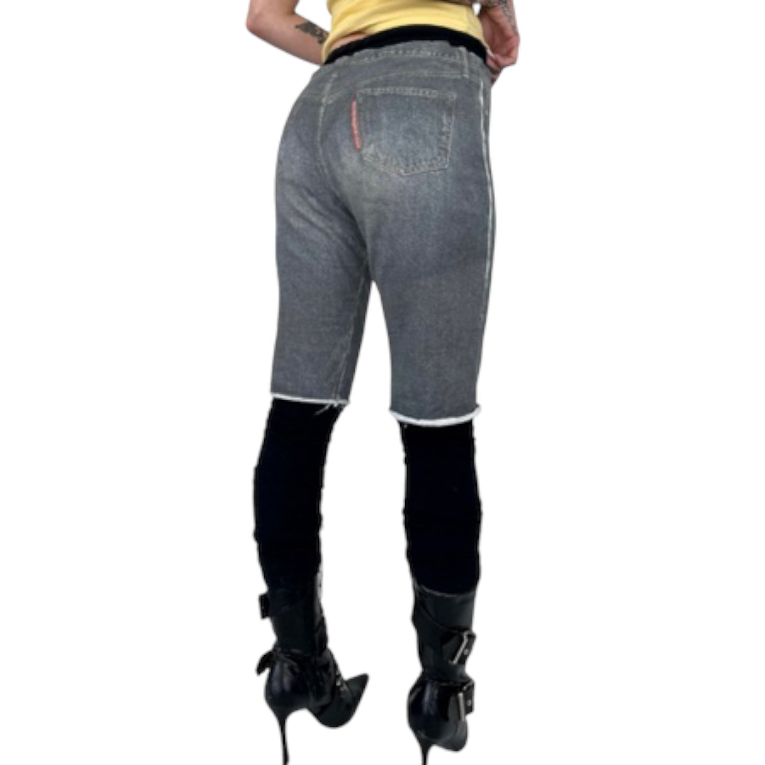 Over The Stripes Trompe L'oeil Pants (XS)