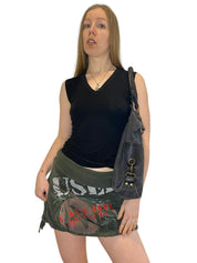 Y2K Miss Sixty Black V Neck Vest (M)