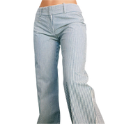BCBG Wide Leg Pinstriped Pants (XS/S)