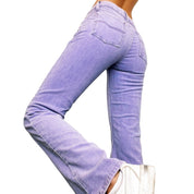 Early 2000s Lavender Corduroy Pants (XS)