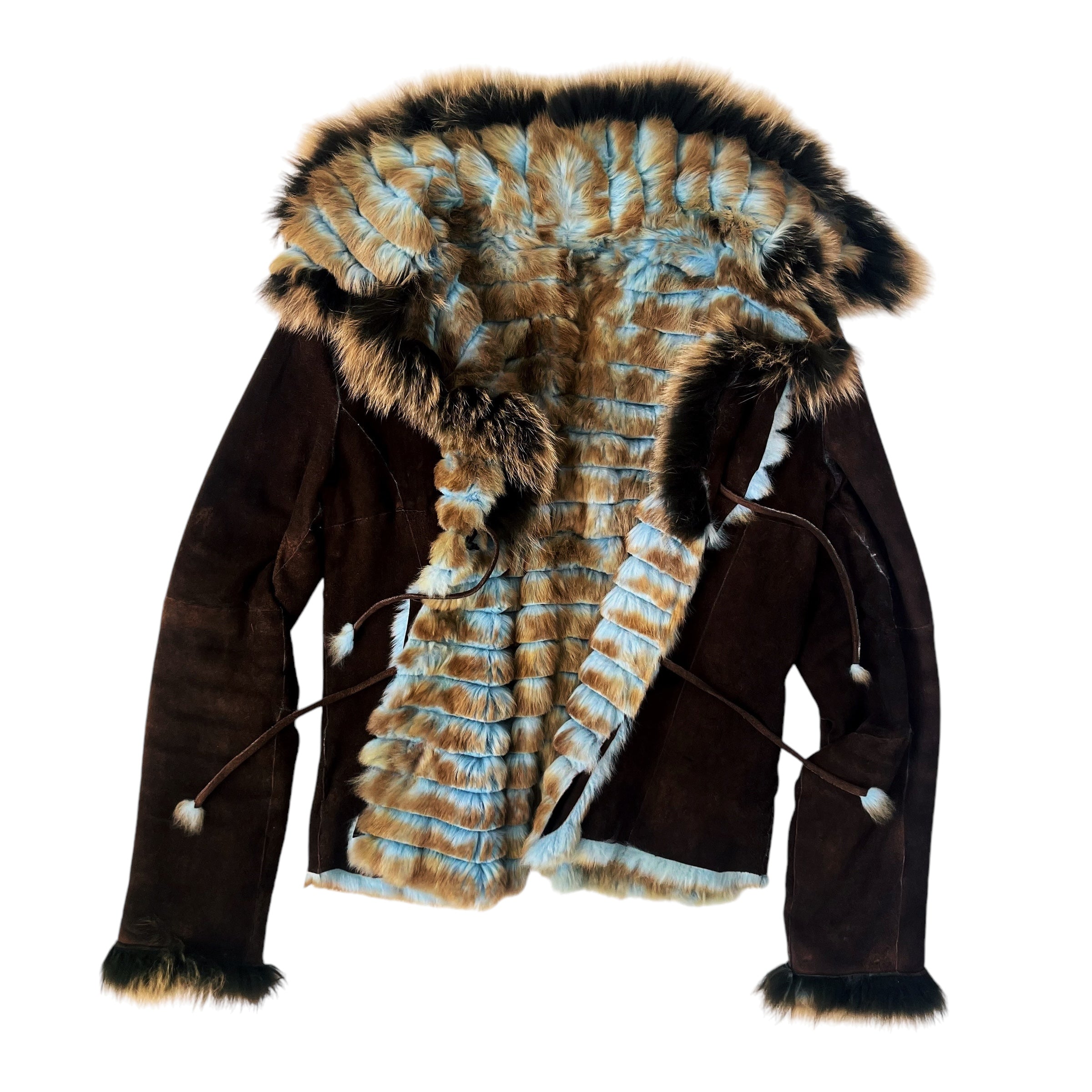 Vintage Reversible Leather + Fur Jacket (M)