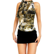 90s Magazine Print Top (S)