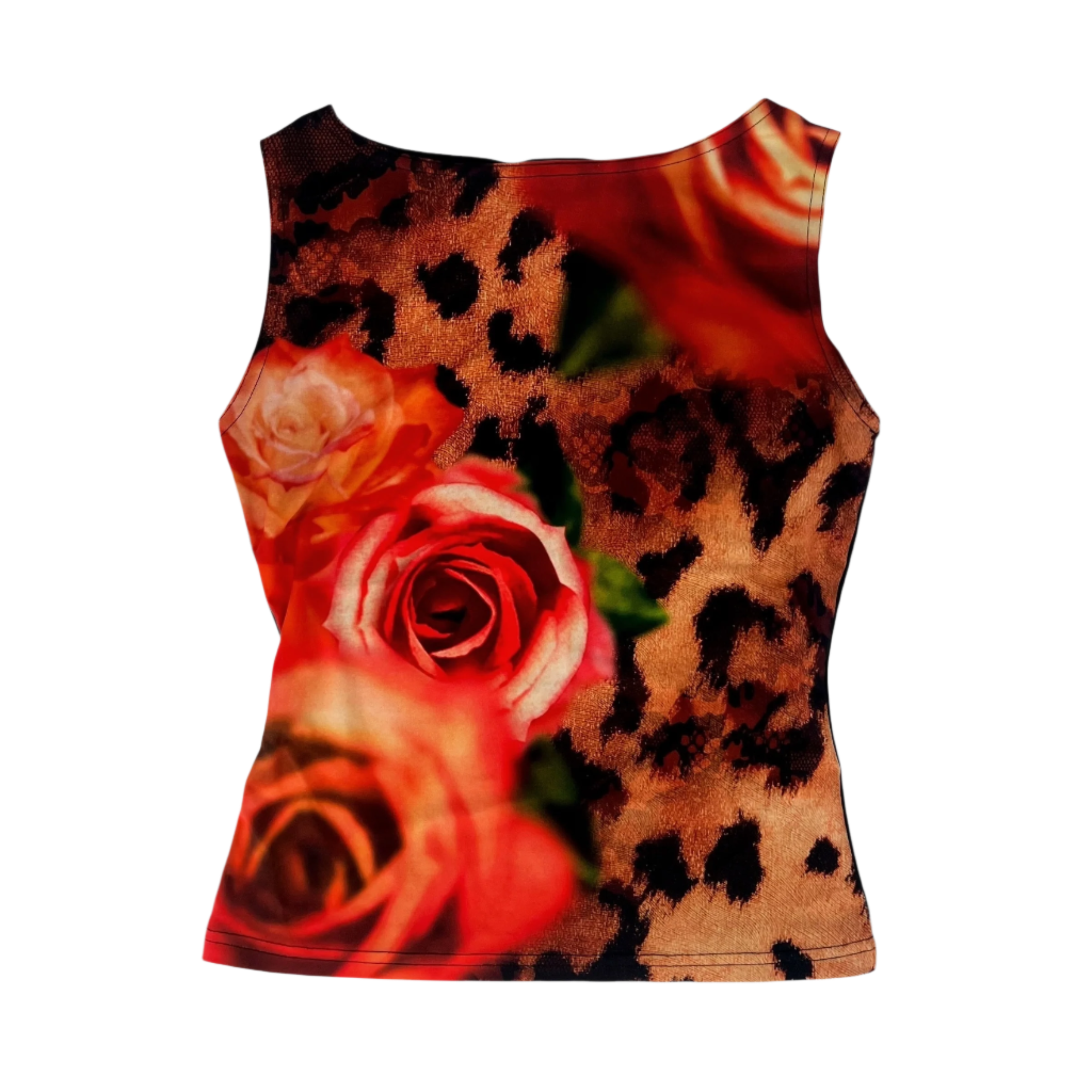 90s Digital Print Top (M)