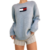Classic Gray Tommy Sweater (L)