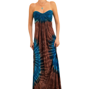 Strapless Tie Dye Maxi Dress (XS/S)