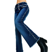 Early 2000s Studded Jeans (S/M)