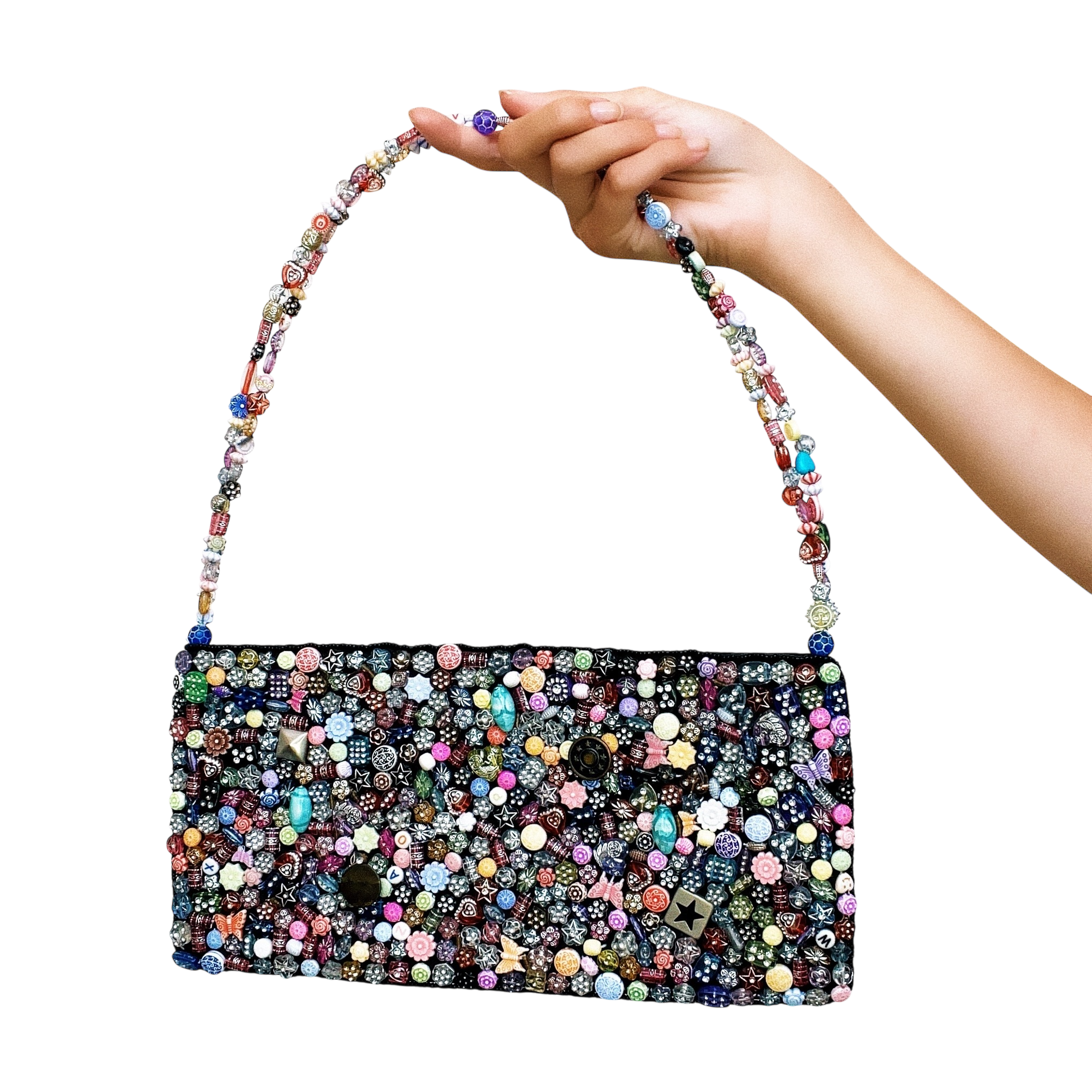 Funky Beaded Mini Purse