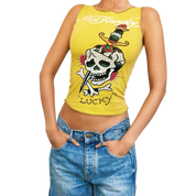 Reworked Ed Hardy Top (XXS/XS)