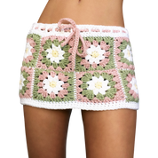 Daisy Chains Crochet Mini Skirt (XS/S)