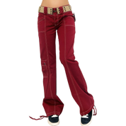 Guess Brick Red Cargo Pants (S)