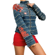 Funky Denim Moto Jacket (M)
