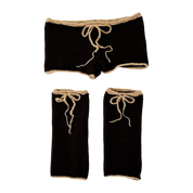 Mocha Knit Shorts & Leg Warmers (XS/S)