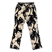 Vintage Artsy Velvet Pants (M/L)