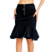 Girbaud Flirty Black Pencil Skirt (S)