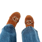 Juicy Couture Suede Clog Heels (7.5)