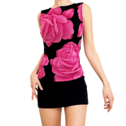 90s Mesh Rose Top (S)