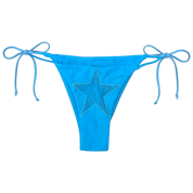 Blue Laced Bikini Bottom (XS-XL)