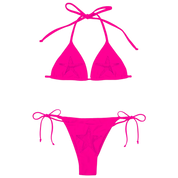 Hot Pink Laced Bikini Top (XS-XL)