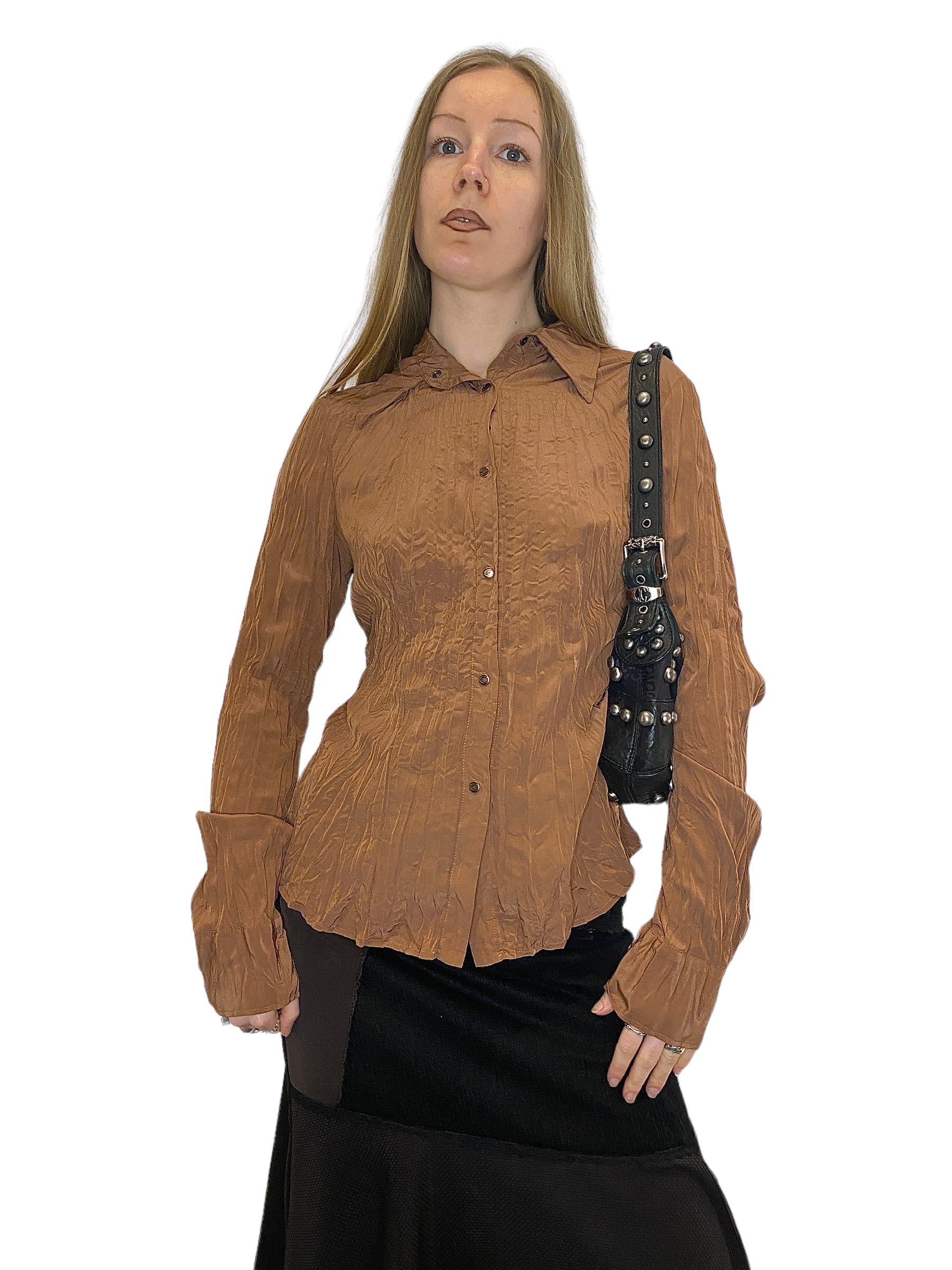 Cavalli 90s Silk Blouse (L)