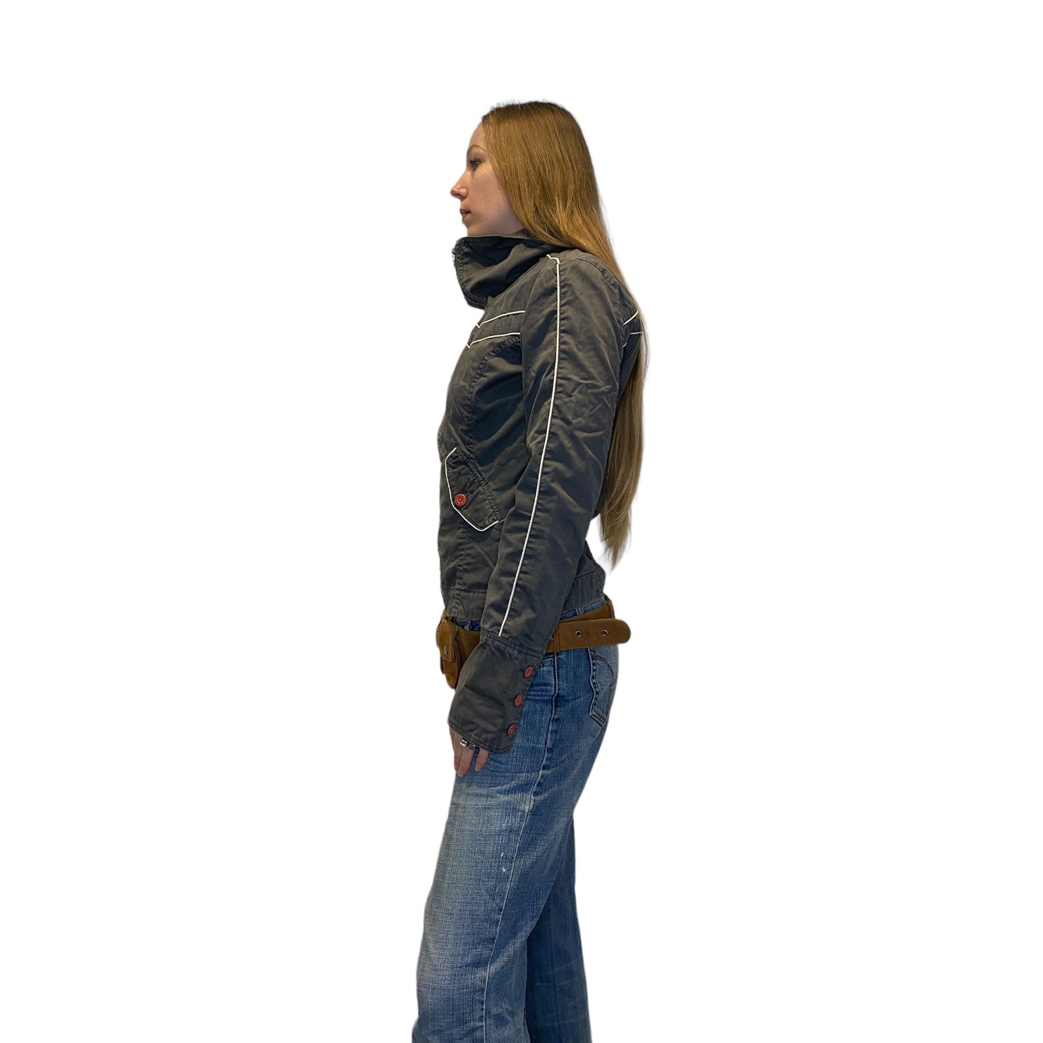 Vintage Diesel Utility Cropped Jacket (M)