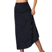 Vintage Navy Polkadot Skirt (S)