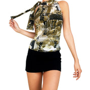 90s Magazine Print Top (S)